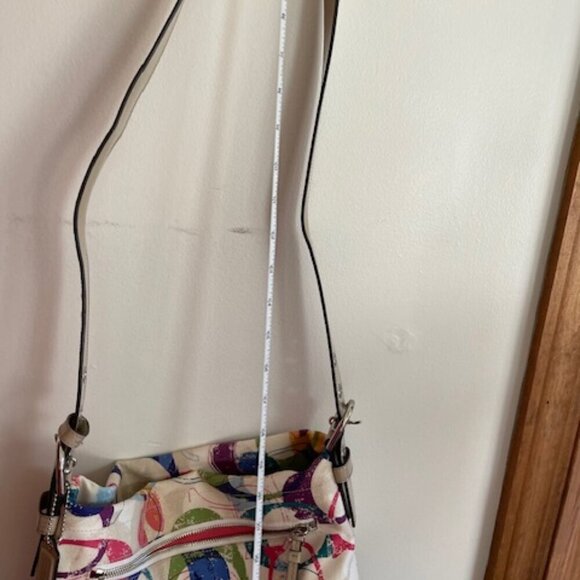 COACH Stamped Signature C Duffle Hobo Crossbody Shoulder Bag 31183E - Picture 17 of 17